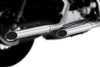 Chrome 2-1/2" Slash Cut Dual Slip On Mufflers - 04-13 Harley Sportster