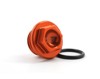 Works Connection Anodized Orange Aluminum Oil Filler Plug - M24x3 For KTM, Gas Gas, Husqvarna