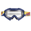 Ariete Adrenaline Senior MX Goggles Blue Yellow OTG Clear Lens - Blue/Yellow MX goggles with clear lens, OTG design Ariete Adrenaline Senior MX Goggles Blue Yellow OTG Clear Lens - Blue/Yellow MX goggles with clear lens, OTG design