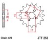JT Steel Front Sprocket 15T-420 JTF253.15 Fits Honda JT Steel Front Sprocket 15T-420 JTF253.15 Fits Honda