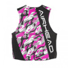 Airhead Camo Cool Womens Kwik-Dry Neolite Vest Pink Size L - Kwik-Dry camo neoprene vest for women, pink, size L