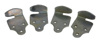 Buyers Rack Connector Corner Set Zinc Plated for Wooden Sides - Set of 4 zinc corner connectors for wood racks