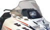 Powermadd Cobra Windshield Mid Smoke with White Flags 14in For Polaris Standard