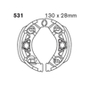 Standard Organic Brake Shoes