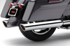 Chrome 909-Twins 4" Slip On Exhaust Mufflers For M8 Touring