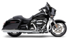 Chrome 909-Twins 4" Slip On Exhaust Mufflers For M8 Touring
