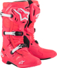 Alpinestars Tech 10 Boots Diva Pink/White Size 13 - High-performance MX boots in Diva Pink/White, Size 13