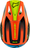 Alpinestars Youth SM3 Fray Helmet Black/Orange/Yellow Fluo YS - Youth MX helmet with advanced impact protection