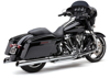 Chrome 909 Uppercut Slip-On Exhaust Mufflers - For 99-16 Harley Touring