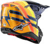 Alpinestars SM10 TLD MIPS Helmet XL Blue/Orange/Yellow - XL motocross helmet with MIPS protection