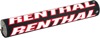 Renthal Retro Bar Pad SX 12in Black/White/Red - Fits 7/8in. vintage motocross handlebars