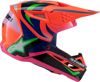 Alpinestars SM3 Youth Deegan Helmet YS Orange/Purple/Pink - Youth MX helmet with DOT and ECE certs