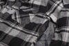 "The Bender" Men's Premium Armored Riding Flannel Storm Grey X-Small