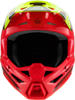Alpinestars SM3 Youth Fray Helmet Red/Yellow Fluo Large - Youth MX helmet in Red/Yellow Fluo - Size Large