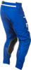 Fly Racing Kinetic Center Pants Navy/White Men's 32 - Men's riding pants in Navy/White, size 32