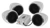 3" 1000W Chrome Handlebar Speaker System 3" 1000W Chrome Handlebar Speaker System
