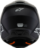 Alpinestars SM3 Youth Solid Helmet Matte Black - Large - Youth MX helmet with advanced impact protection