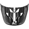 EVS T3 Pinner Helmet Visor - Matte Black
