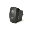 "Engine Fan" Illuminated Rocker Switch - Amber Lighted SPST Rocker "Engine Fan" Illuminated Rocker Switch - Amber Lighted SPST Rocker