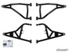 High Clearance Front A-Arms 1.5" Offset Velocity Blue Adj. w/SuperDuty Joints - For 16-21 Polaris RZR XP Turbo