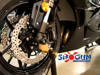 Black Axle Sliders - For 13-17 Kawasaki ZX6R Black Axle Sliders - For 13-17 Kawasaki ZX6R