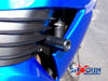 No Cut Black Frame Sliders - 06-11 Kawasaki ZX14