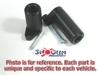 00-03 Honda CBR929RR CBR954RR Shogun No Cut Black Frame Sliders 00-03 Honda CBR929RR CBR954RR Shogun No Cut Black Frame Sliders