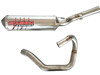 09-11 Honda CRF450R Slasher Stainless Full Motorcycle Exhaust System w/SA - SALE - Slasher Stainless Full Exhaust 09-11 Honda CRF450R Slasher Stainless Full Motorcycle Exhaust System w/SA - SALE - Slasher Stainless Full Exhaust