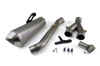 Brock's Predator Titanium 3/4 Slip-On Exhaust Silver Fits Yamaha R1