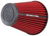 Spectre 2.5" Inlet Cone Filter, 8" Tall - Red - 2.5" Cone Filter, 8" Tall - Red