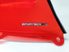 Sportech VFlow Windscreen Transparent Red - For 03-04 Honda CBR600RR