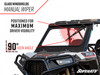 Glass Windshield - For 16-18 Polaris RZR/4 XP Turbo