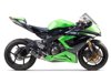 S1R Carbon Fiber Slip On Exhaust - Fits 13-25 Kawasaki ZX6R Ninja and variants