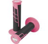 Clamp On 1/2 Waffle Grip System - Neon Pink & Black
