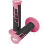 Clamp On 1/2 Waffle Grip System - Neon Pink & Black Clamp On 1/2 Waffle Grip System - Neon Pink & Black