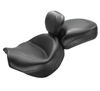 Touring Smooth Vinyl 2-Up Seat Black w/Backrest - 1600 Vulcan Classic/Nomad Touring Smooth Vinyl 2-Up Seat Black w/Backrest - 1600 Vulcan Classic/Nomad