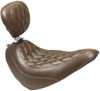 Tripper Diamond Brown Solo Seat w/Backrest - For 18-19 HD FXBB Tripper Diamond Brown Solo Seat w/Backrest - For 18-19 HD FXBB