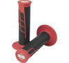 Clamp On 1/2 Waffle Grip System - Red & Black Clamp On 1/2 Waffle Grip System - Red & Black