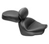 Touring Smooth Vinyl 2-Up Seat Black w/Backrest - For 09-17 Yamaha XVS950 V-Star Touring Smooth Vinyl 2-Up Seat Black w/Backrest - For 09-17 Yamaha XVS950 V-Star