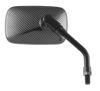BikeMaster Universal Mini Carbon Fiber Look Mirror 10mm Mount
