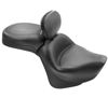 Touring Smooth Vinyl 2-Up Seat Black w/Backrest - For VN900 Vulcan Cla/Cus Touring Smooth Vinyl 2-Up Seat Black w/Backrest - For VN900 Vulcan Cla/Cus