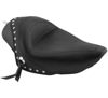 Concho Studded Vinyl Solo Seat Black Foam - For 04-20 Harley XL XR Concho Studded Vinyl Solo Seat Black Foam - For 04-20 Harley XL XR