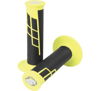 Clamp On 1/2 Waffle Grip System - Neon Yellow & Black Clamp On 1/2 Waffle Grip System - Neon Yellow & Black