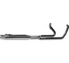 2-1 Comp-S Chrome Full Exhaust w/Ghost Pipe - For 17-20 HD Touring 2-1 Comp-S Chrome Full Exhaust w/Ghost Pipe - For 17-20 HD Touring