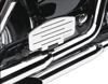 Classic Passenger Floorboards Chrome/Black - For 05-09 Suzuki Boulevard C90/T