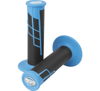 Clamp On 1/2 Waffle Grip System - Neon Blue & Black