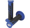 Clamp On 1/2 Waffle Grip System - Blue & Black Clamp On 1/2 Waffle Grip System - Blue & Black