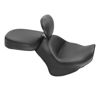 Touring Smooth Vinyl 2-Up Seat Black w/Backrest - For 11-17 Yamaha XVS13 Stryker Touring Smooth Vinyl 2-Up Seat Black w/Backrest - For 11-17 Yamaha XVS13 Stryker
