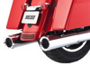 Hi-Output Chrome Dual Slip On Exhaust - For 17-21 Harley Touring Hi-Output Chrome Dual Slip On Exhaust - For 17-21 Harley Touring