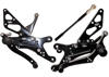 Black Adjustable Rearsets - For 04-06 Yamaha R1 Black Adjustable Rearsets - For 04-06 Yamaha R1